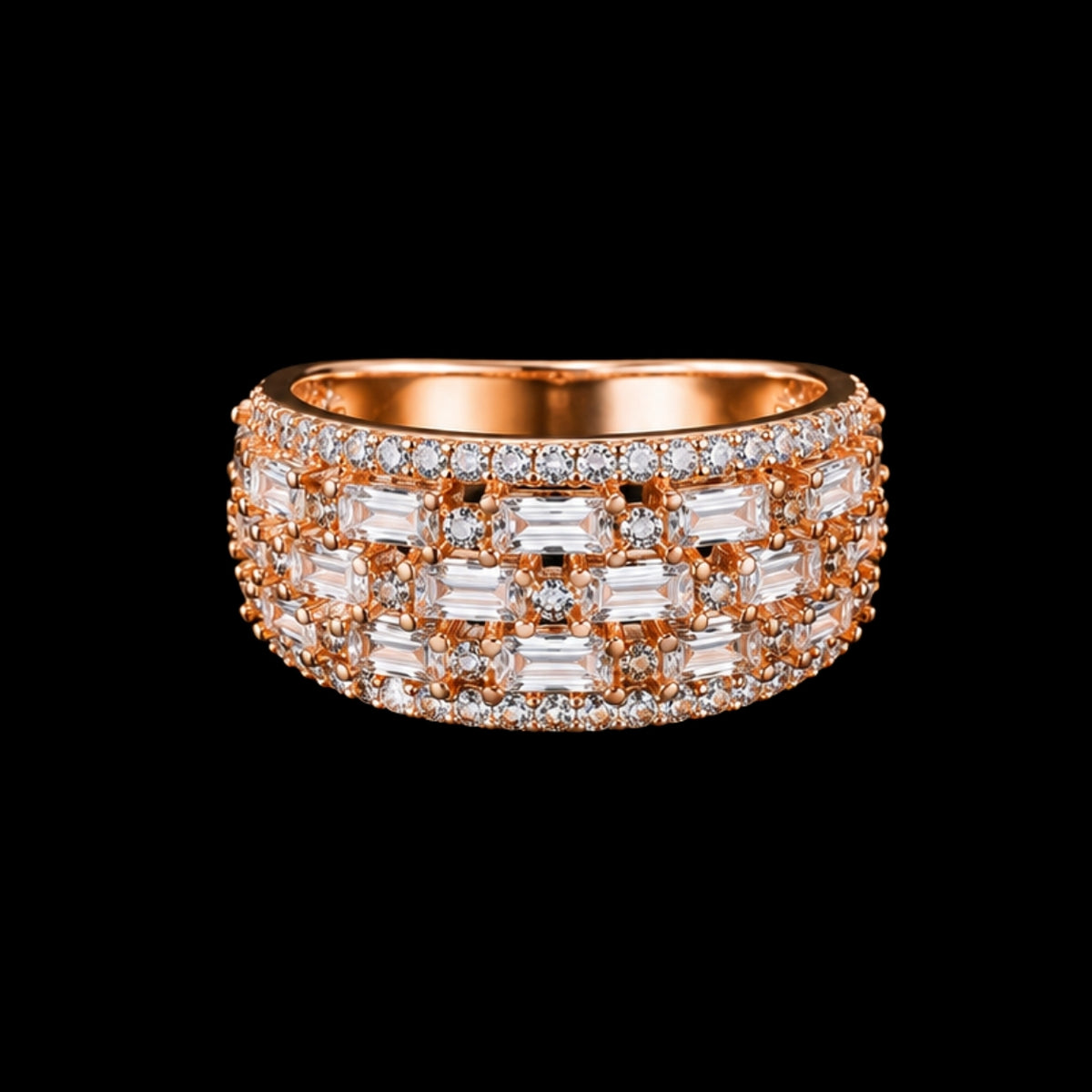 Rose Gold CZ Ring