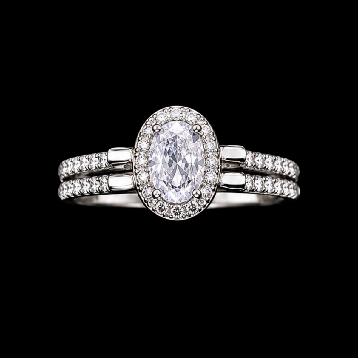 Elegant Silver Ring with CZ Stone