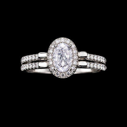 Elegant Silver Ring with CZ Stone