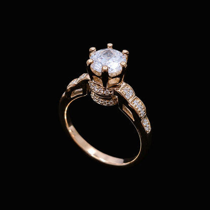 Gold CZ Ring