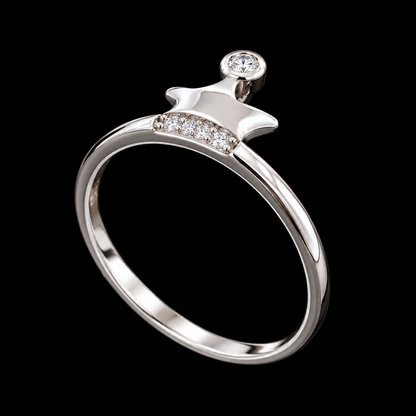 CZ Crown Ring