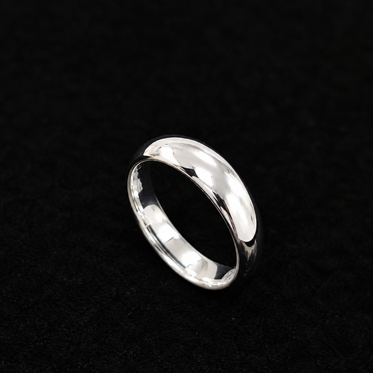 Silver Ring with Enamel Work