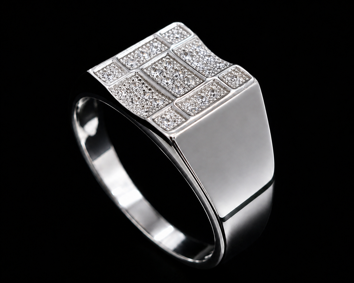 Silver CZ Ring