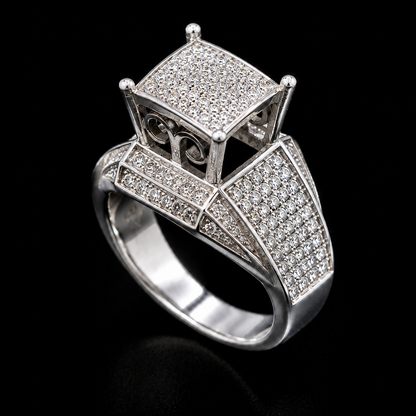 CZ Stone Silver Ring