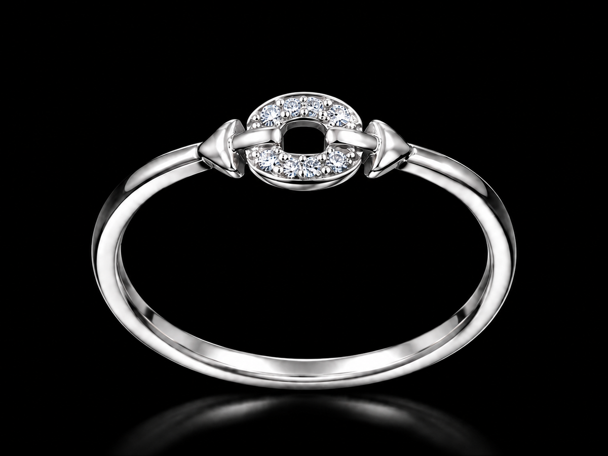 CZ Chain Ring
