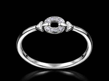 CZ Chain Ring