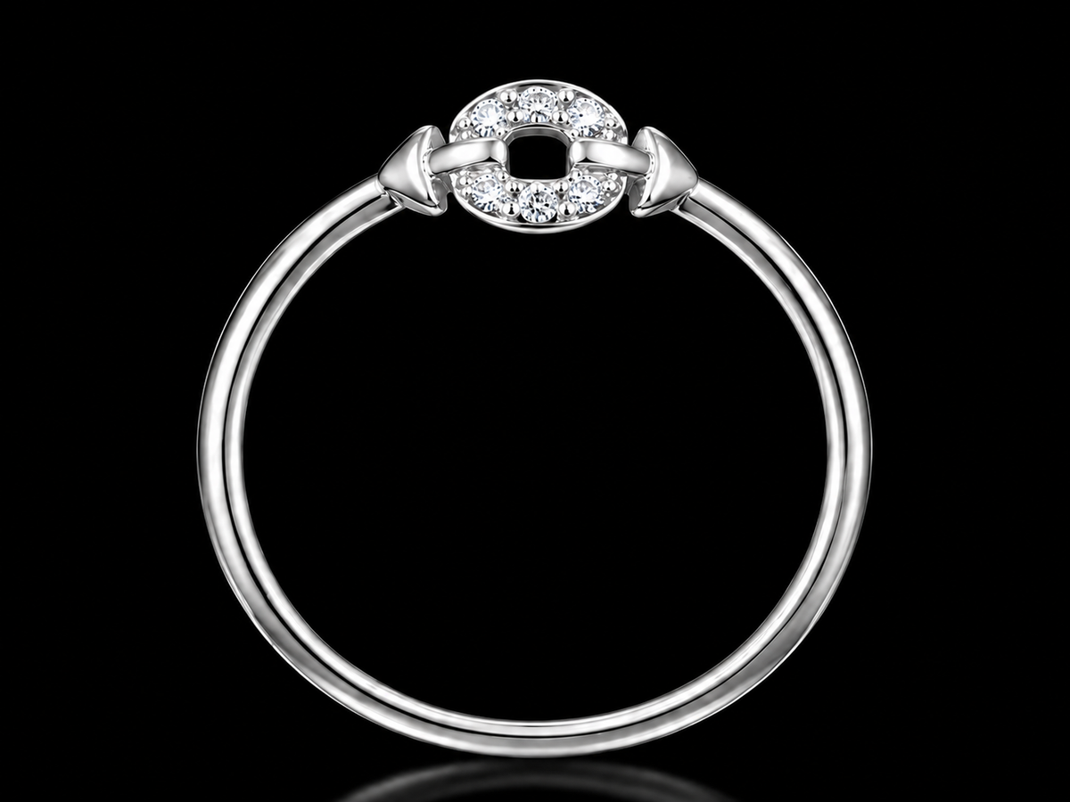 CZ Chain Ring