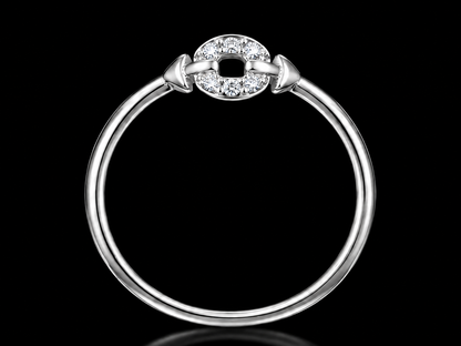 CZ Chain Ring