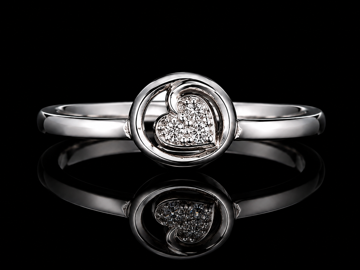 Silver Ring with CZ Stone