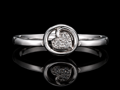Silver Ring with CZ Stone