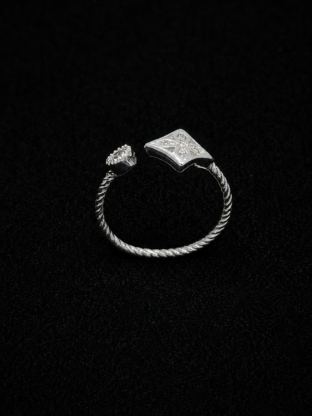 Square CZ Ring