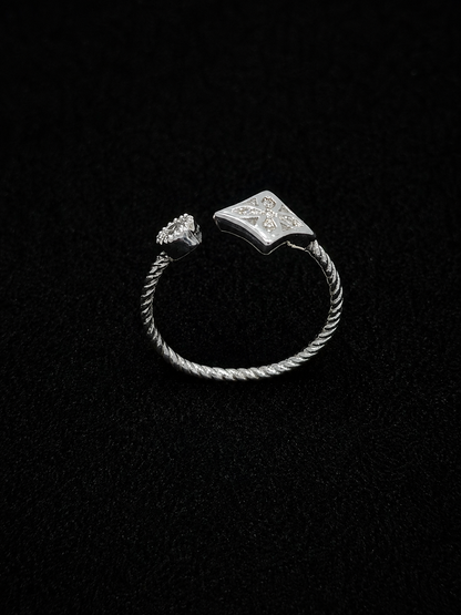 Square CZ Ring
