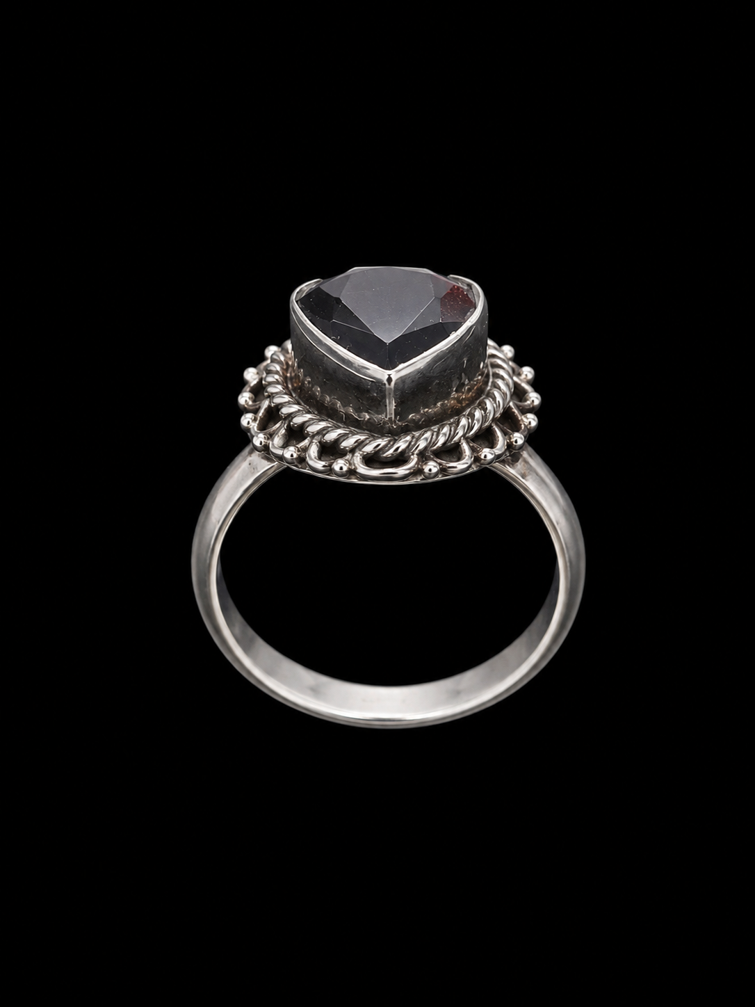 Black CZ Ring