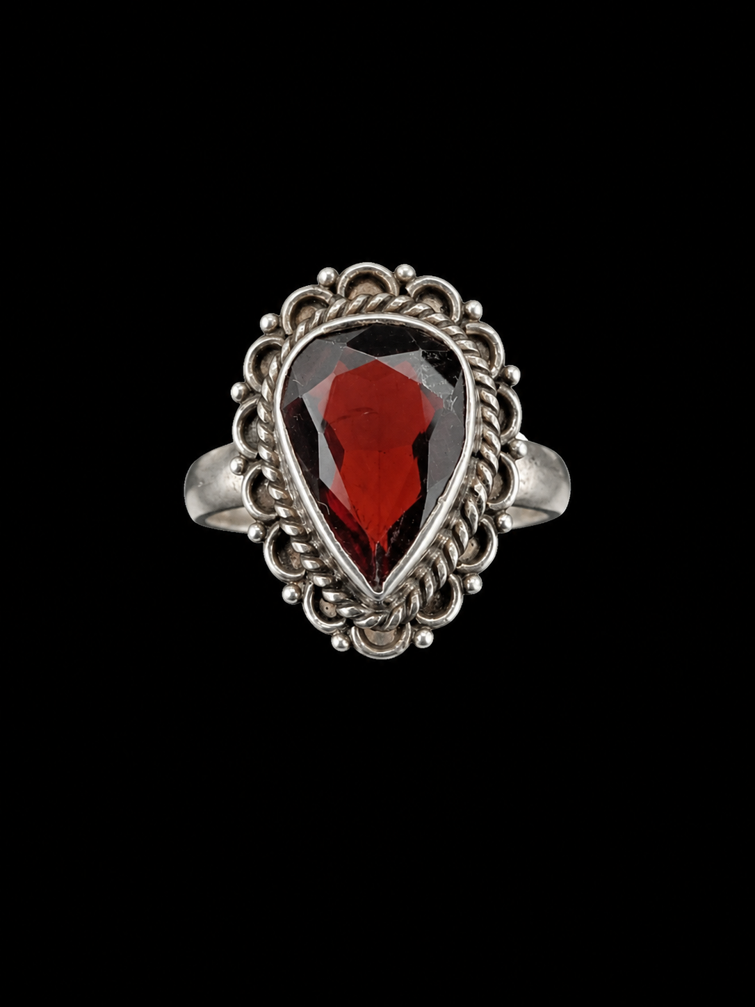 Black CZ Ring
