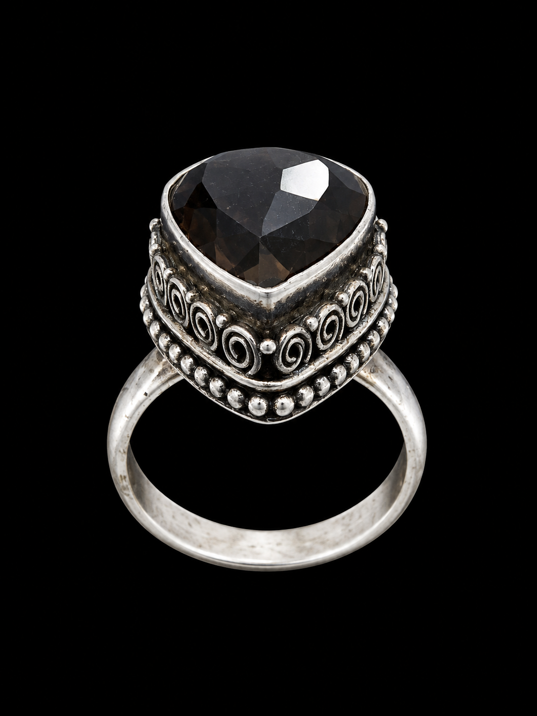Silver Ring with CZ Stone