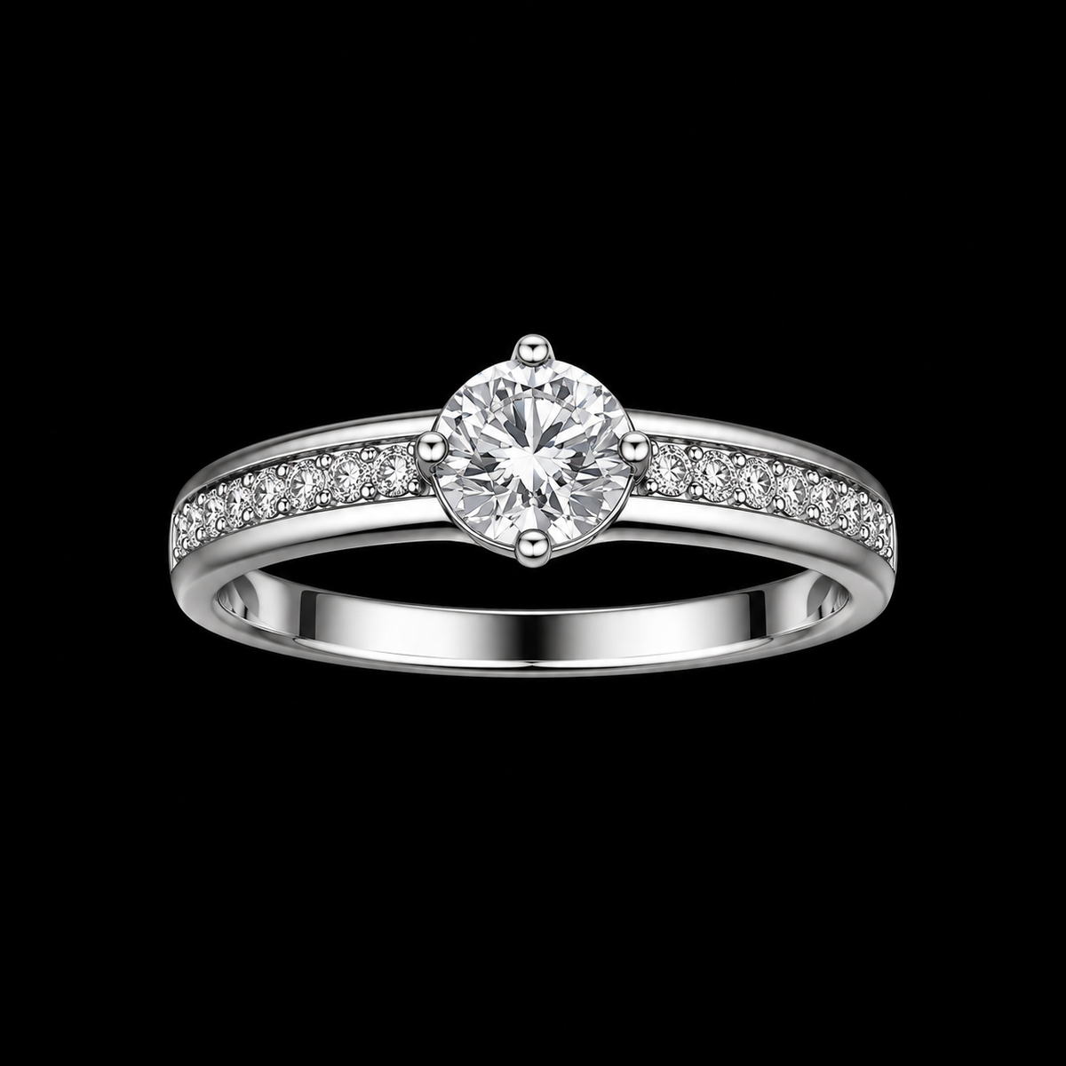 Elegant CZ Stone Ring
