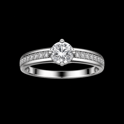 Elegant CZ Stone Ring