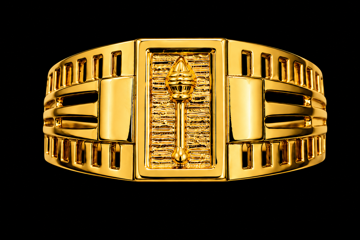 Gold Ring with CZ Stone