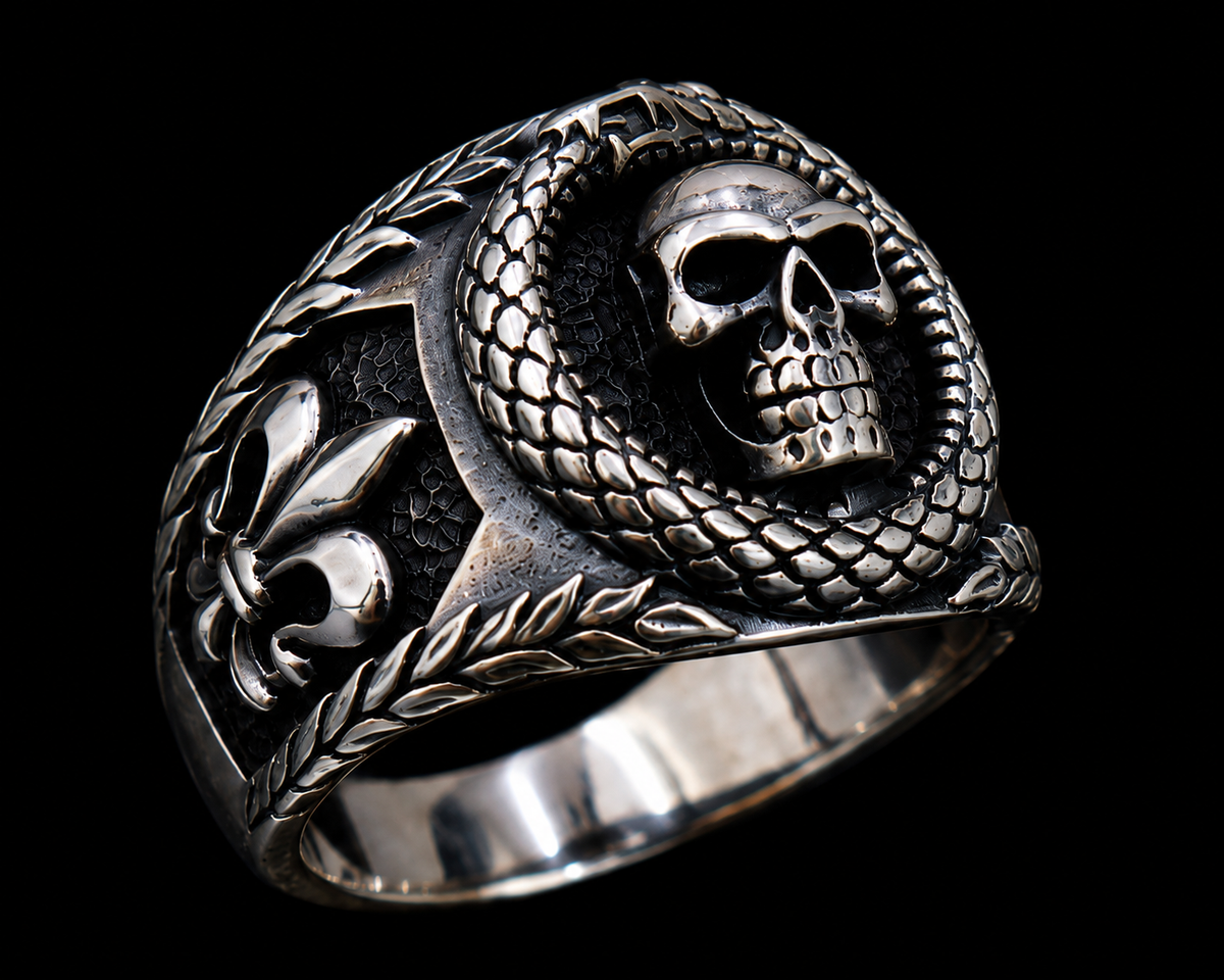 Silver Skull Ring