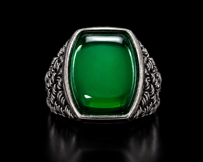 Green Gemstone Ring