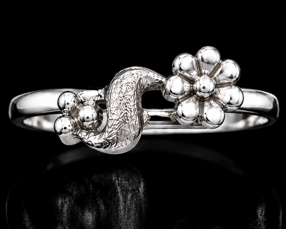 Silver Lion Head Ring