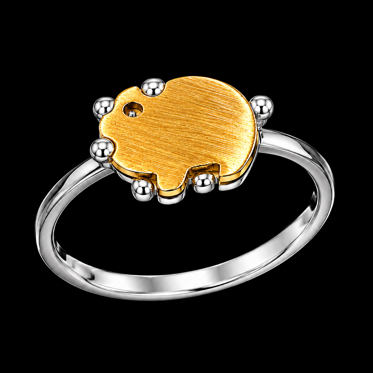 Gold and Silver Tone Ring