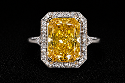 Yellow CZ Ring