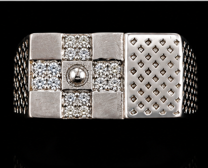 Silver Ring with CZ Stones